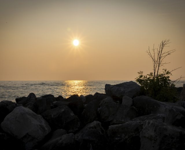 Sunset Over Lake Huron at Port Elgin